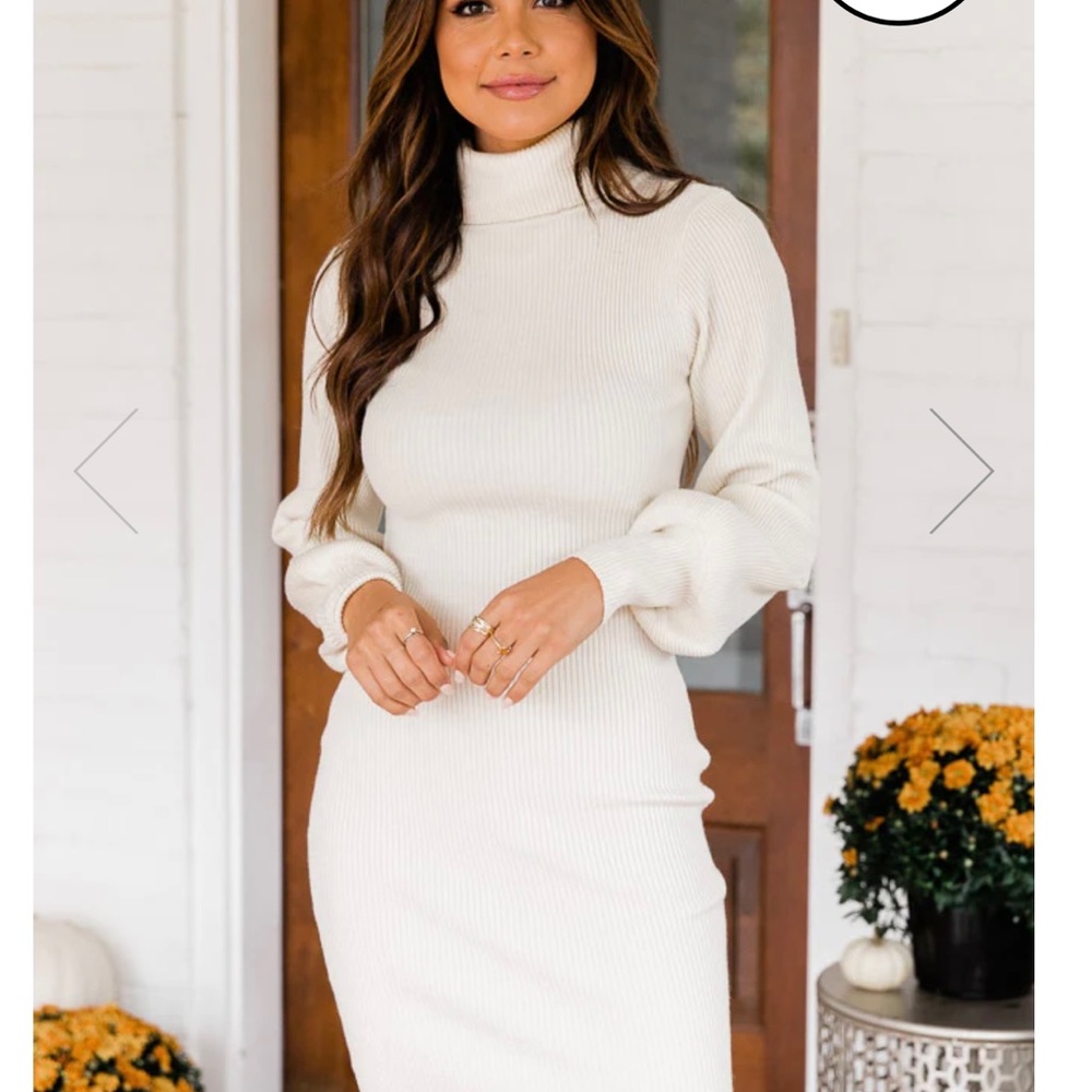 Pink Lily Sweater Dress